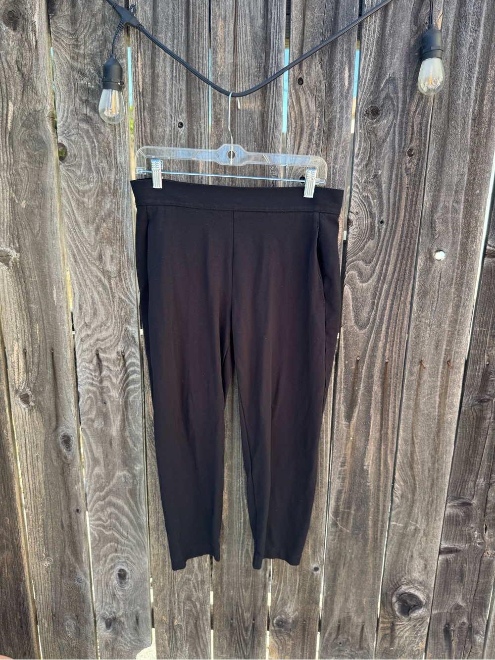 Babaton The Group Women’s Cropped Slim Fit Pull On Dress Pants Black medium